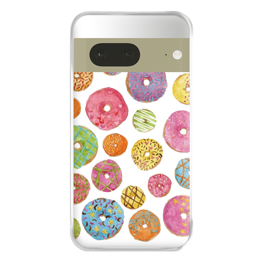 Dougnut Pattern Phone Case for Google Pixel 7a