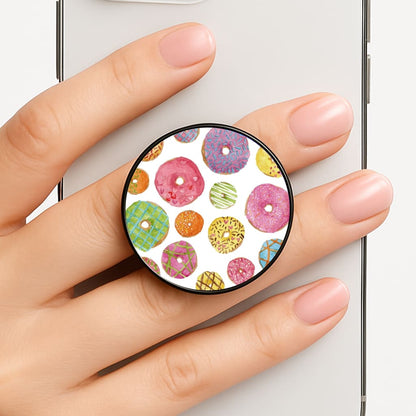 Dougnut Pattern Phone Grip