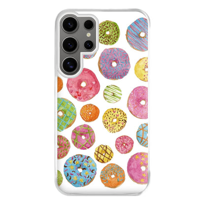 Dougnut Pattern Phone Case for Galaxy S24 Ultra