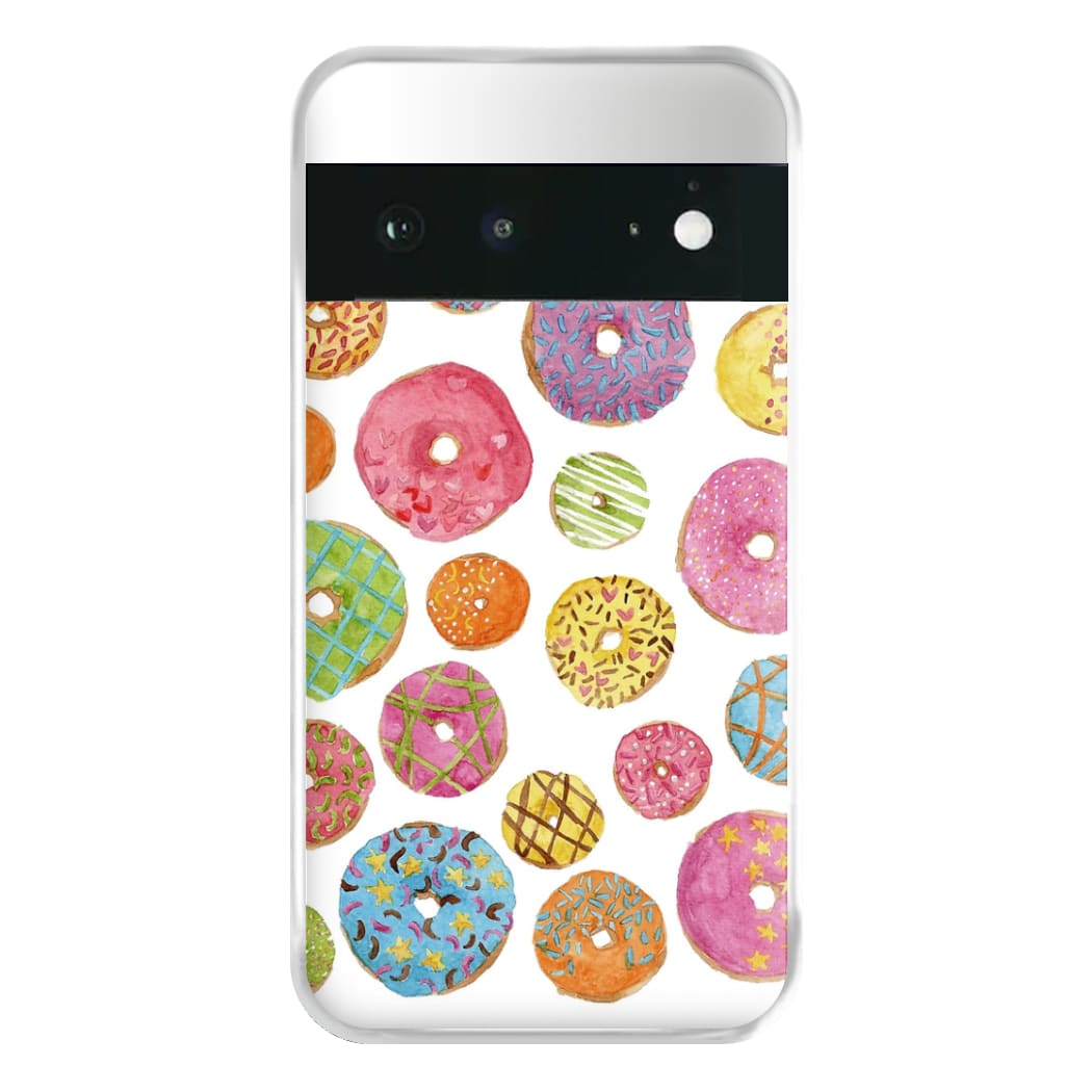 Dougnut Pattern Phone Case for Google Pixel 6a