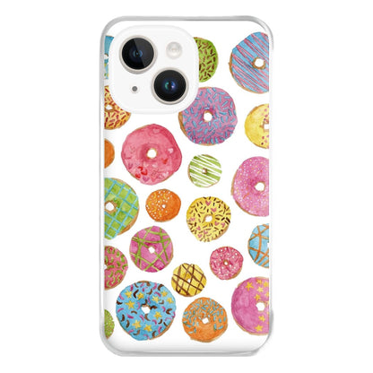 Dougnut Pattern Phone Case for iPhone 14 Plus