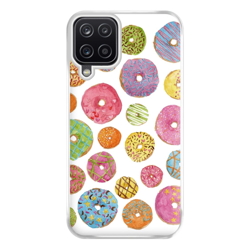 Dougnut Pattern Phone Case for Galaxy A12