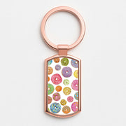 Dougnut Pattern Luxury Keyring 4