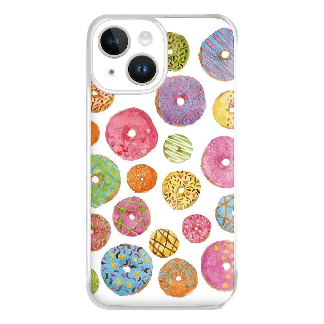 Dougnut Pattern Phone Case for iPhone 14