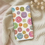Dougnut Pattern Flip / Wallet Phone Case 5