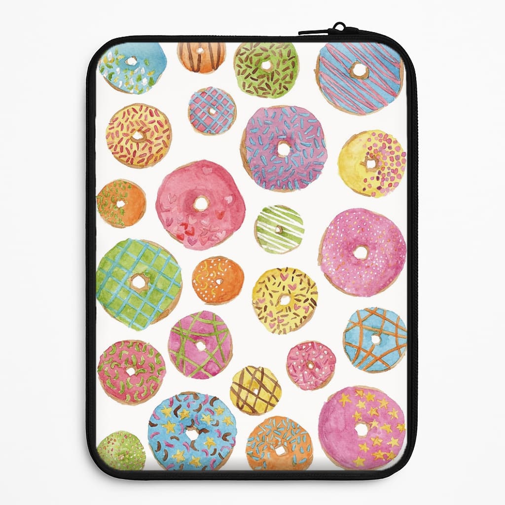 Dougnut Pattern Laptop Sleeve