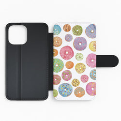 Dougnut Pattern Flip Phone Case