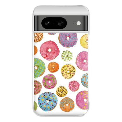 Dougnut Pattern Phone Case for Google Pixel 8