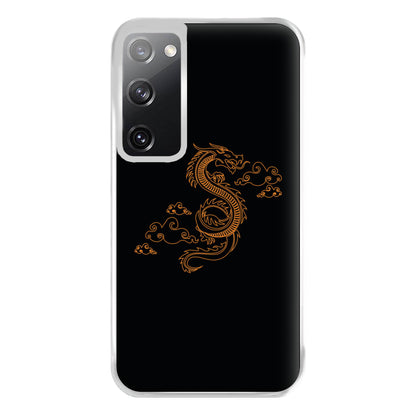 Orange - Dragon Patterns Phone Case for Galaxy S20