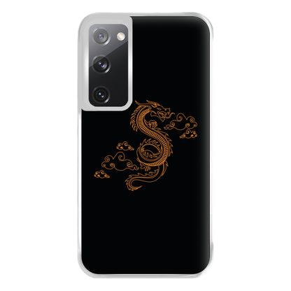 Orange - Dragon Patterns Phone Case for Galaxy S20FE