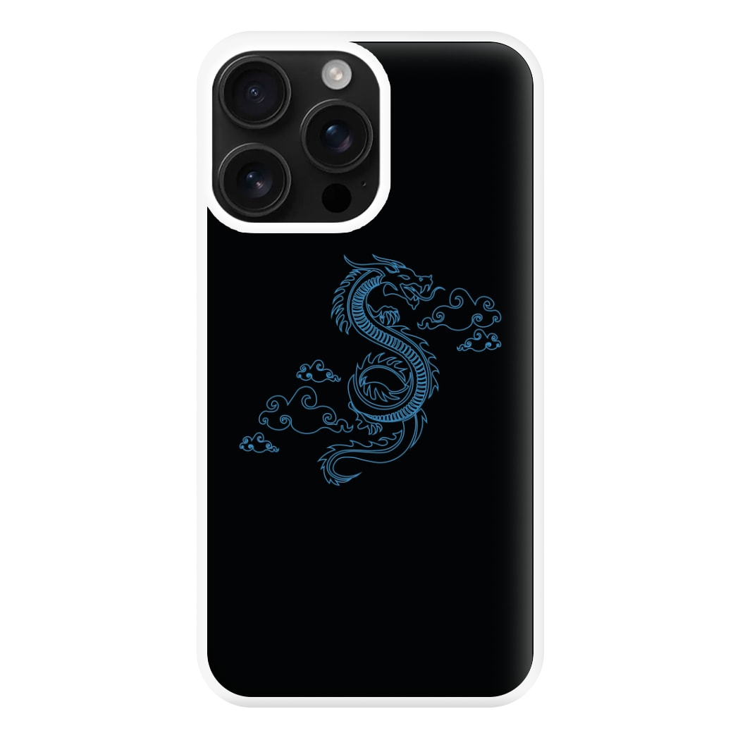 Blue - Dragon Patterns Phone Case