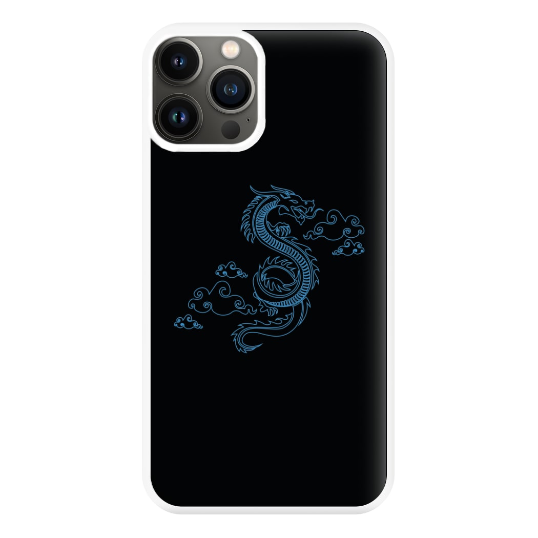 Blue - Dragon Patterns Phone Case for iPhone 11 Pro Max