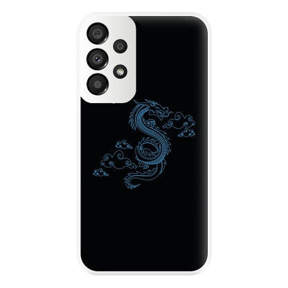 Blue - Dragon Patterns Phone Case for Galaxy A33