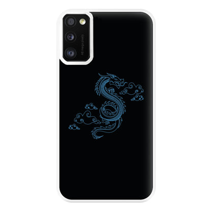 Blue - Dragon Patterns Phone Case for Galaxy A41