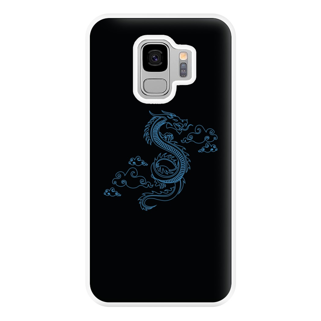 Blue - Dragon Patterns Phone Case for Galaxy S9 Plus