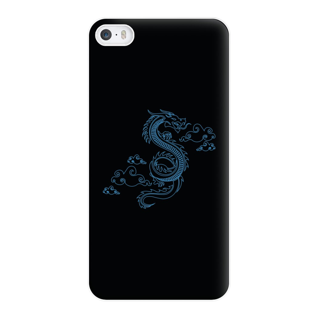 Blue - Dragon Patterns Phone Case for iPhone 5 / 5s / SE 2016