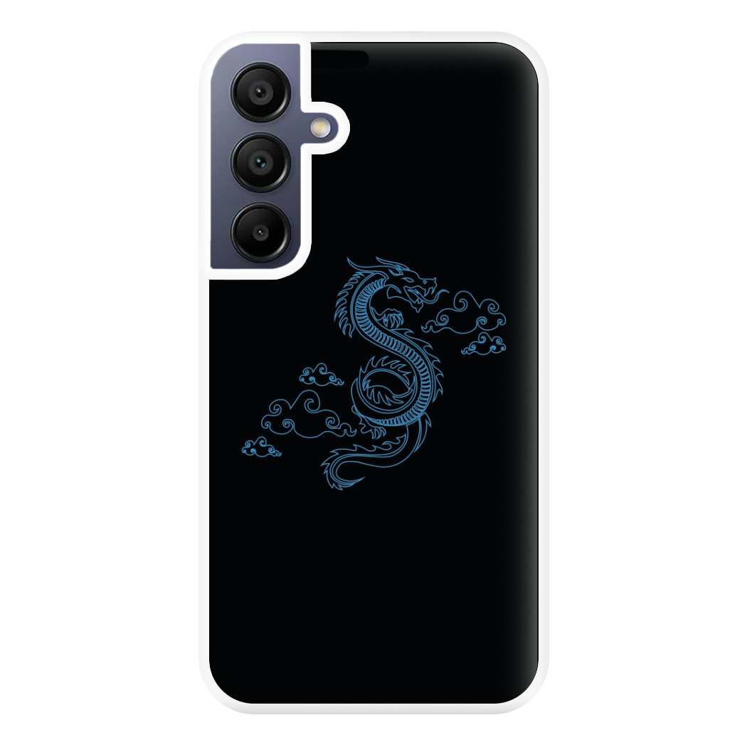 Blue - Dragon Patterns Phone Case for Galaxy A16