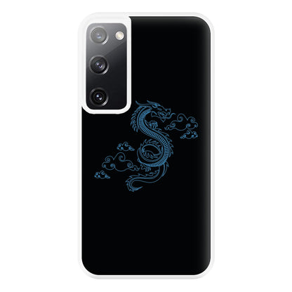 Blue - Dragon Patterns Phone Case for Galaxy S20