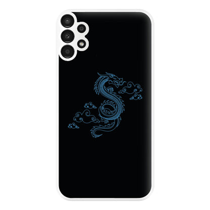 Blue - Dragon Patterns Phone Case for Galaxy A13