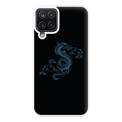 Blue - Dragon Patterns Phone Case for Galaxy A12