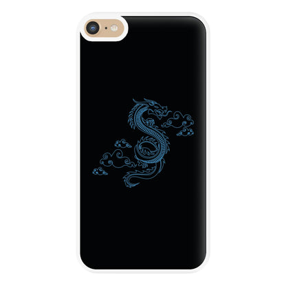 Blue - Dragon Patterns Phone Case for iPhone 6 Plus / 7 Plus / 8 Plus