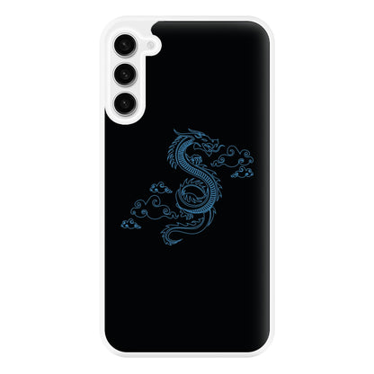 Blue - Dragon Patterns Phone Case for Galaxy S23FE