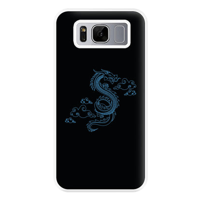 Blue - Dragon Patterns Phone Case for Galaxy S8 Plus