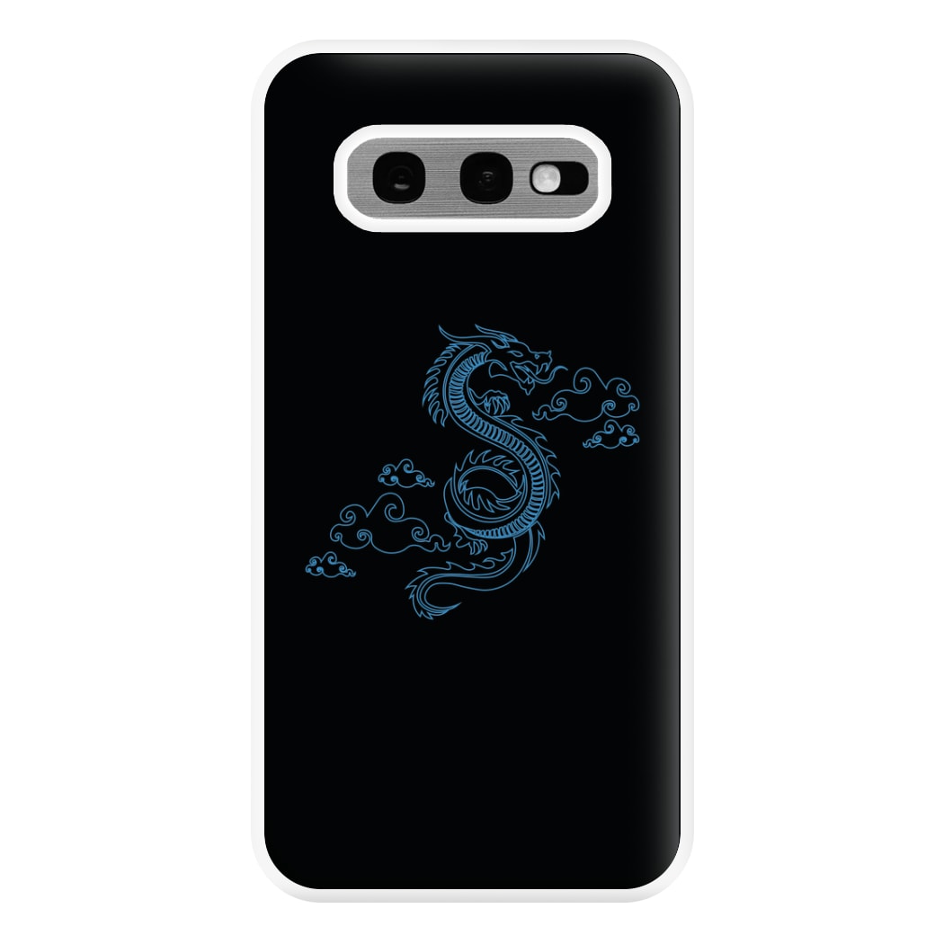 Blue - Dragon Patterns Phone Case for Galaxy S10e