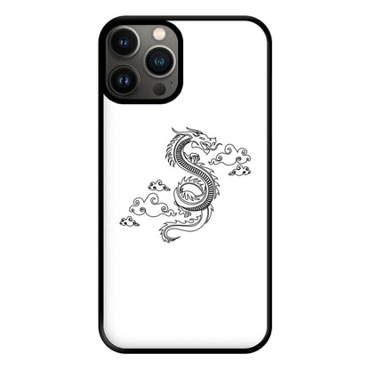 Black - Dragon Patterns Phone Case for iPhone 11 Pro Max