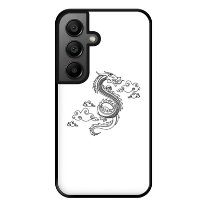 Black - Dragon Patterns Phone Case for Google Pixel 8