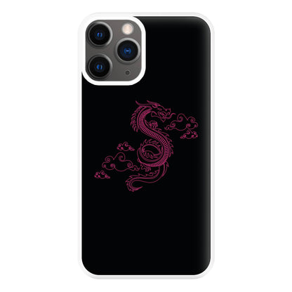 Pink - Dragon Patterns Phone Case for iPhone 12 Pro Max