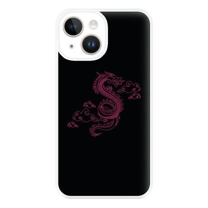 Pink - Dragon Patterns Phone Case for iPhone 14