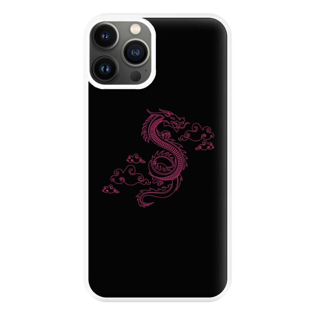 Pink - Dragon Patterns Phone Case for iPhone 11 Pro Max