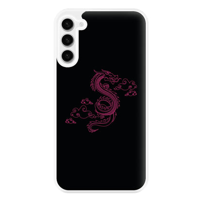 Pink - Dragon Patterns Phone Case for Galaxy S23FE