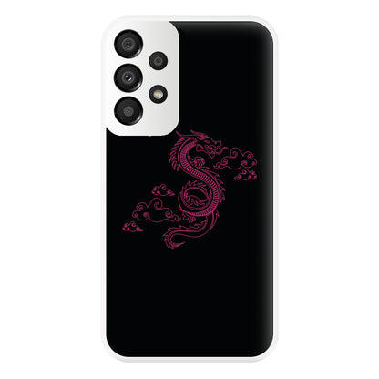 Pink - Dragon Patterns Phone Case for Galaxy A33