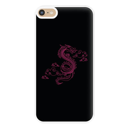 Pink - Dragon Patterns Phone Case for iPhone 6 Plus / 7 Plus / 8 Plus