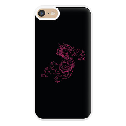 Pink - Dragon Patterns Phone Case for iPhone 6 / 7 / 8 / SE