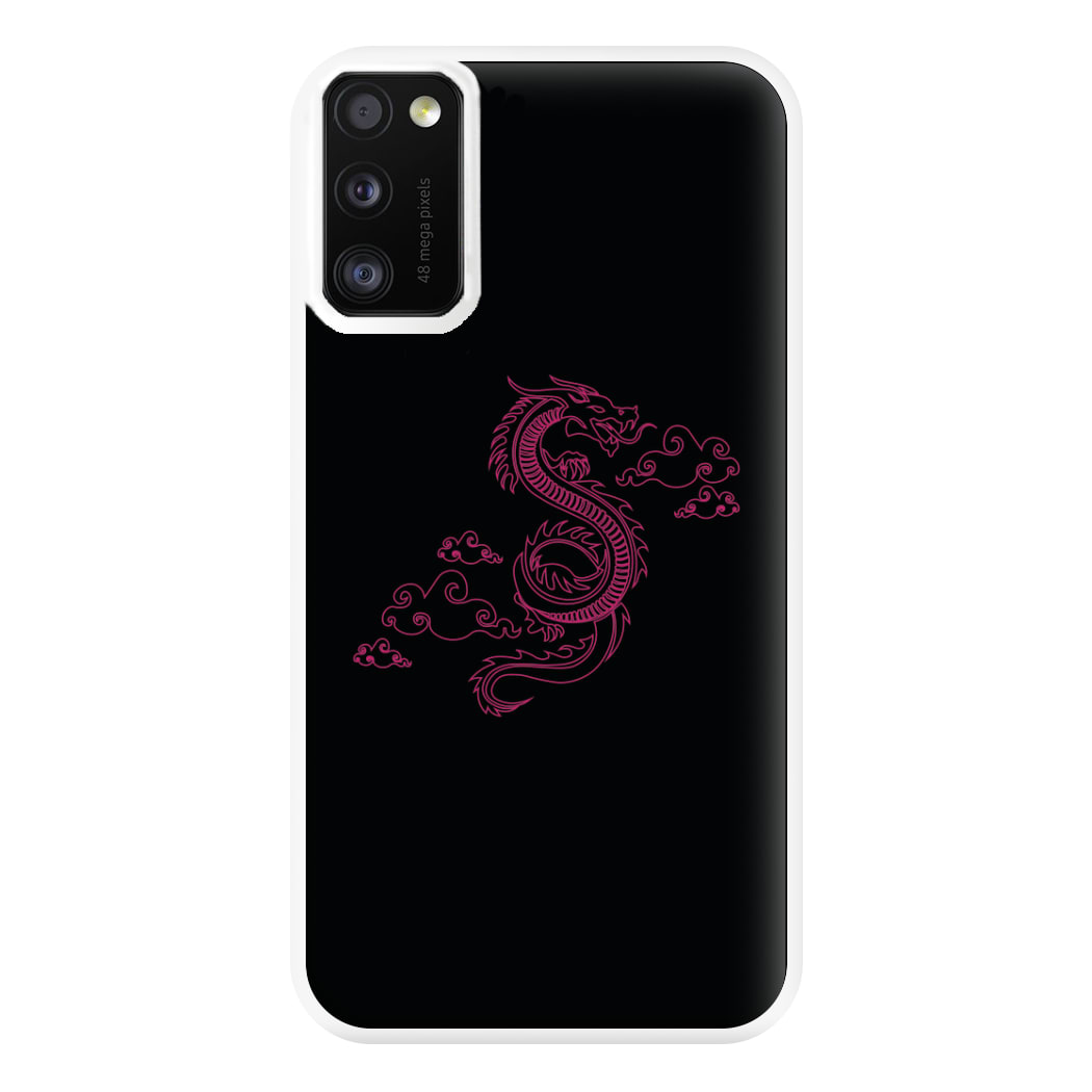 Pink - Dragon Patterns Phone Case for Galaxy A41