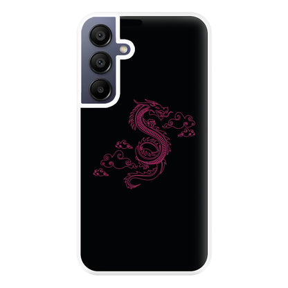 Pink - Dragon Patterns Phone Case for Galaxy A16