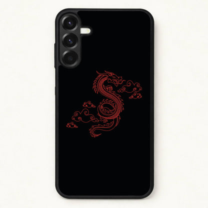 Red - Dragon Patterns Phone Case for Galaxy A37