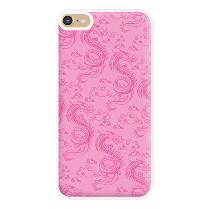 Pink Dragon Pattern Phone Case for iPhone 6 Plus / 7 Plus / 8 Plus