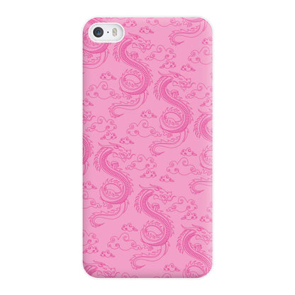 Pink Dragon Pattern Phone Case for iPhone 5 / 5s / SE 2016