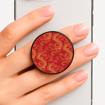 Red And Gold Dragon Pattern FunGrip