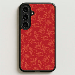 Flying Dragons - Dragon Patterns Phone Case for Galaxy S25FE