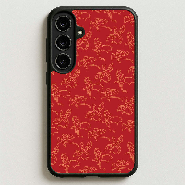 Flying Dragons - Dragon Patterns Phone Case for Galaxy S25FE