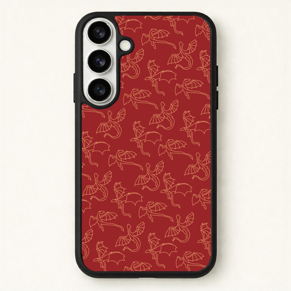 Flying Dragons - Dragon Patterns Phone Case for Galaxy S26