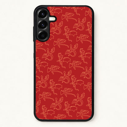 Flying Dragons - Dragon Patterns Phone Case for Galaxy A17