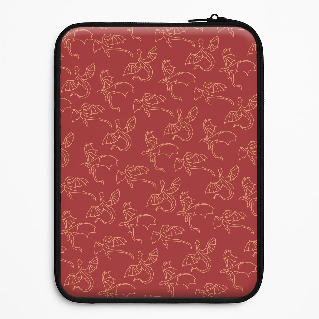 Flying Dragons - Dragon Patterns Laptop Sleeve