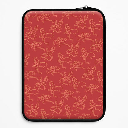Flying Dragons - Dragon Patterns Laptop Sleeve