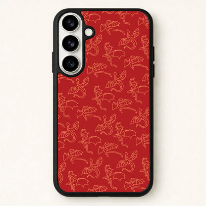 Flying Dragons - Dragon Patterns Phone Case for Galaxy S26 Plus